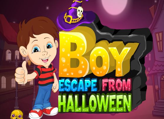 The boy escape from Halloween