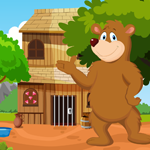 Games4King Cute Brown Bear Rescue