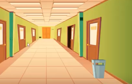 GenieFunGames Hallway Many Doors Escape