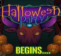 Halloween Party Begins Escape