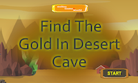 OnlineGamezWorld Find the Gold in Desert Cave