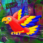 G4K Colorful Parrot Escape