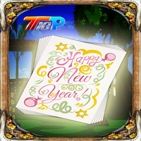 New Year Find The Greeting Card