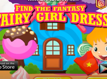 Find the Fantasy Fairy Girl Dress 001